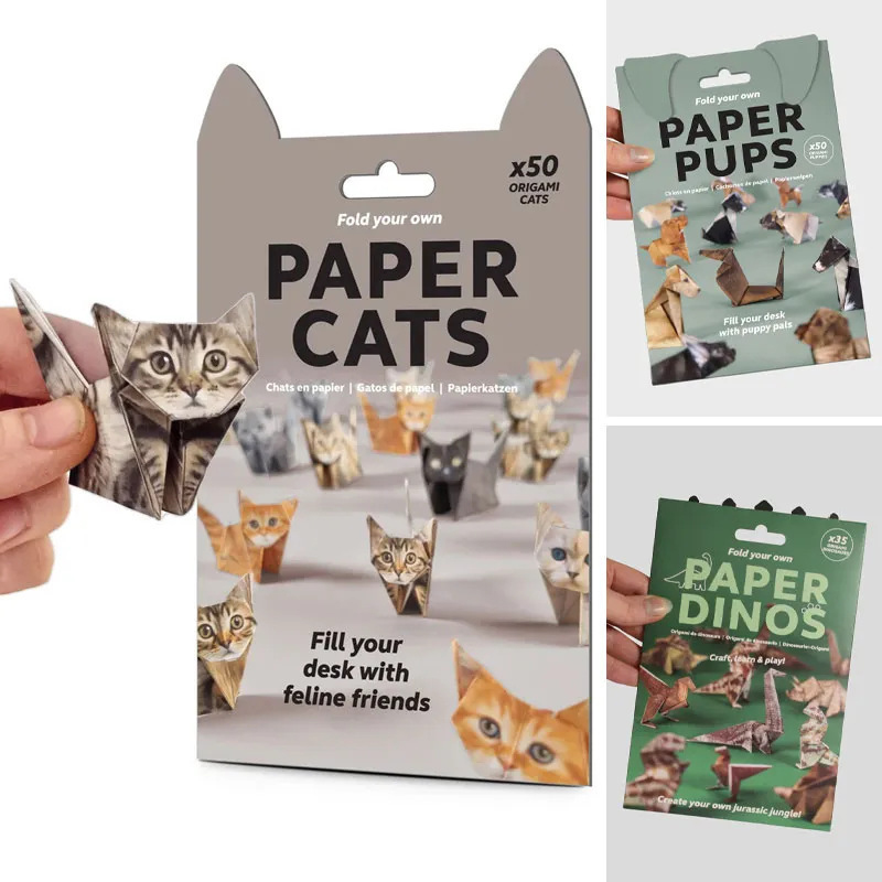 Art Craft Dinosaurs - Creative DIY Origami Handmade 50 Sheets