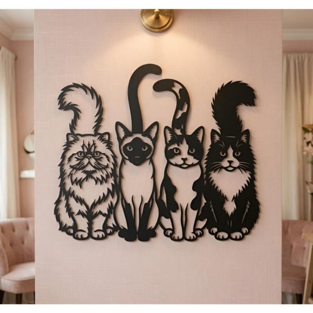 Art Craft Cafe - CIFBUY Retro Metal Wall Art Wrought
