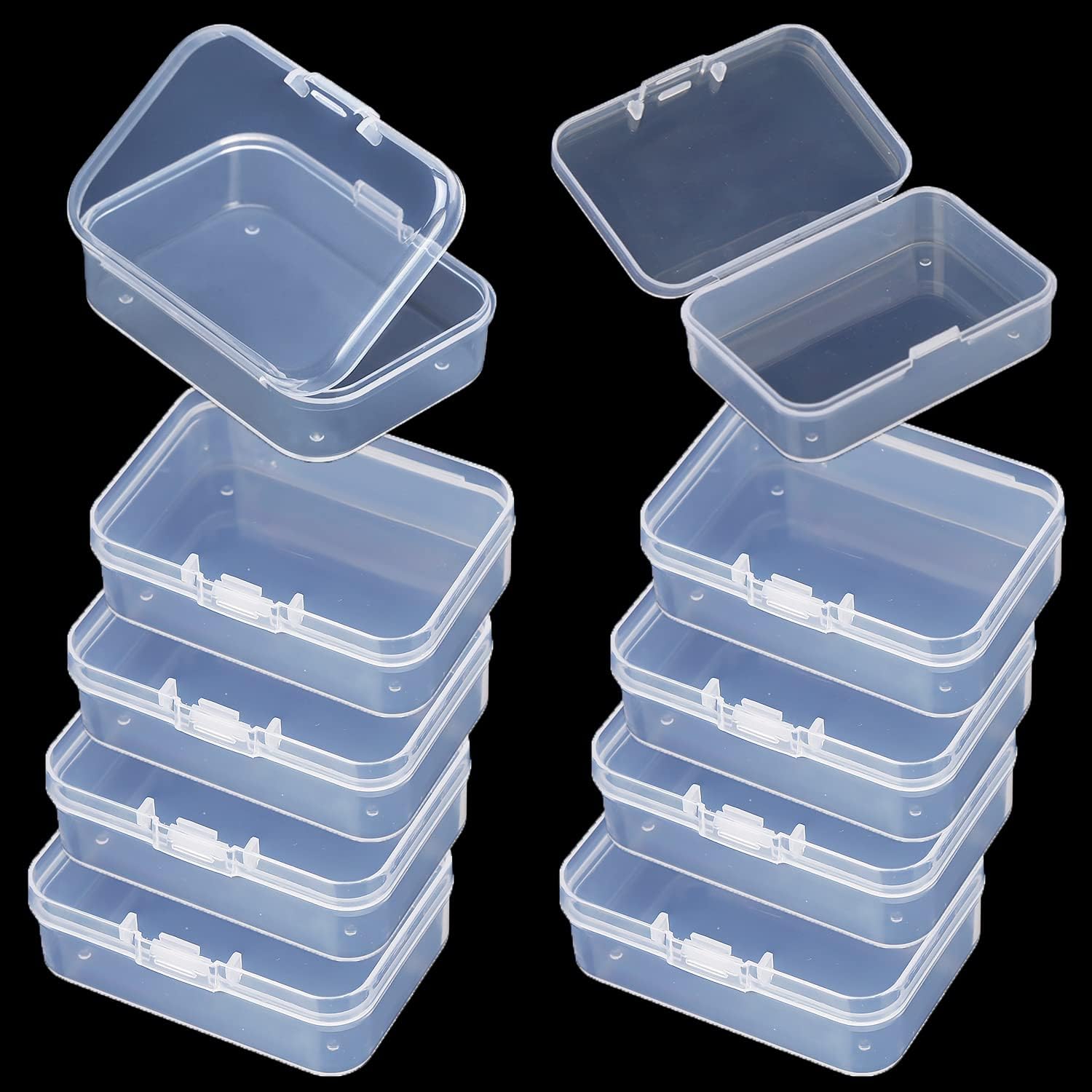 Box Art And Craft - A Set of 10 Small Transparent