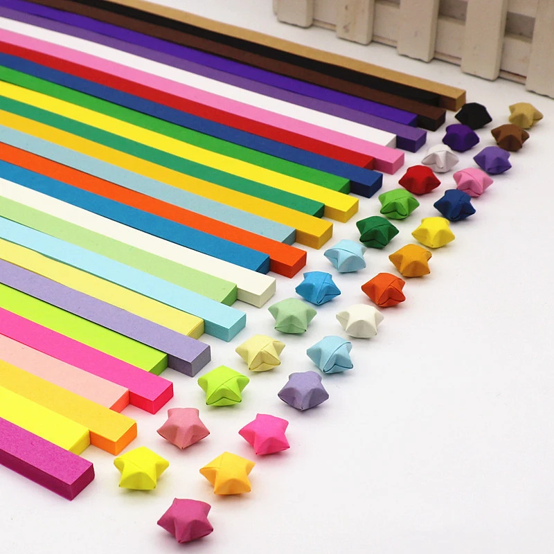 Art Craft Halloween - 540 Sheets Lucky Origami Stars Paper