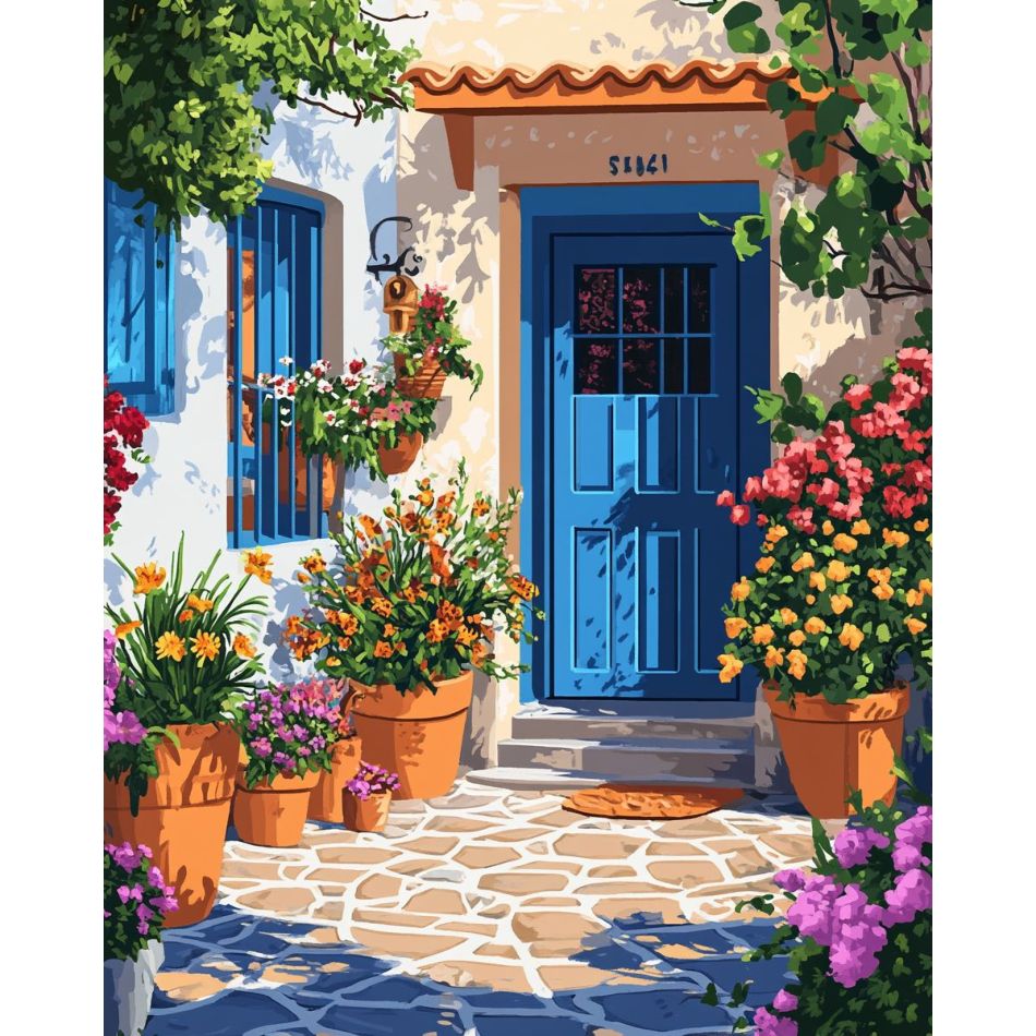 Art Craft Ideas For Adults - RUOPOTY The Blue Door Diamond Painting