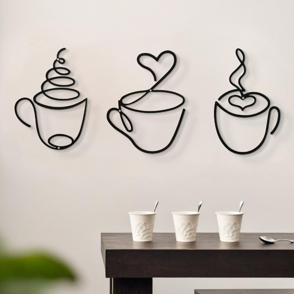 Art Craft Cafe - 3pcs Set Creative Coffee Wall Hanging