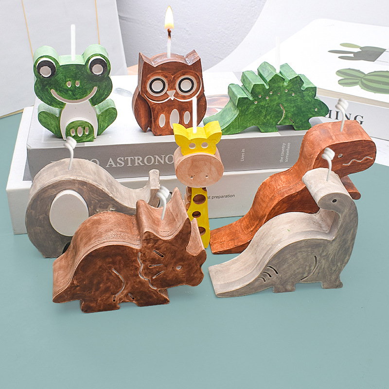 Art Craft Dinosaurs - Animals, Dinosaurs Craft Art Candle Mold