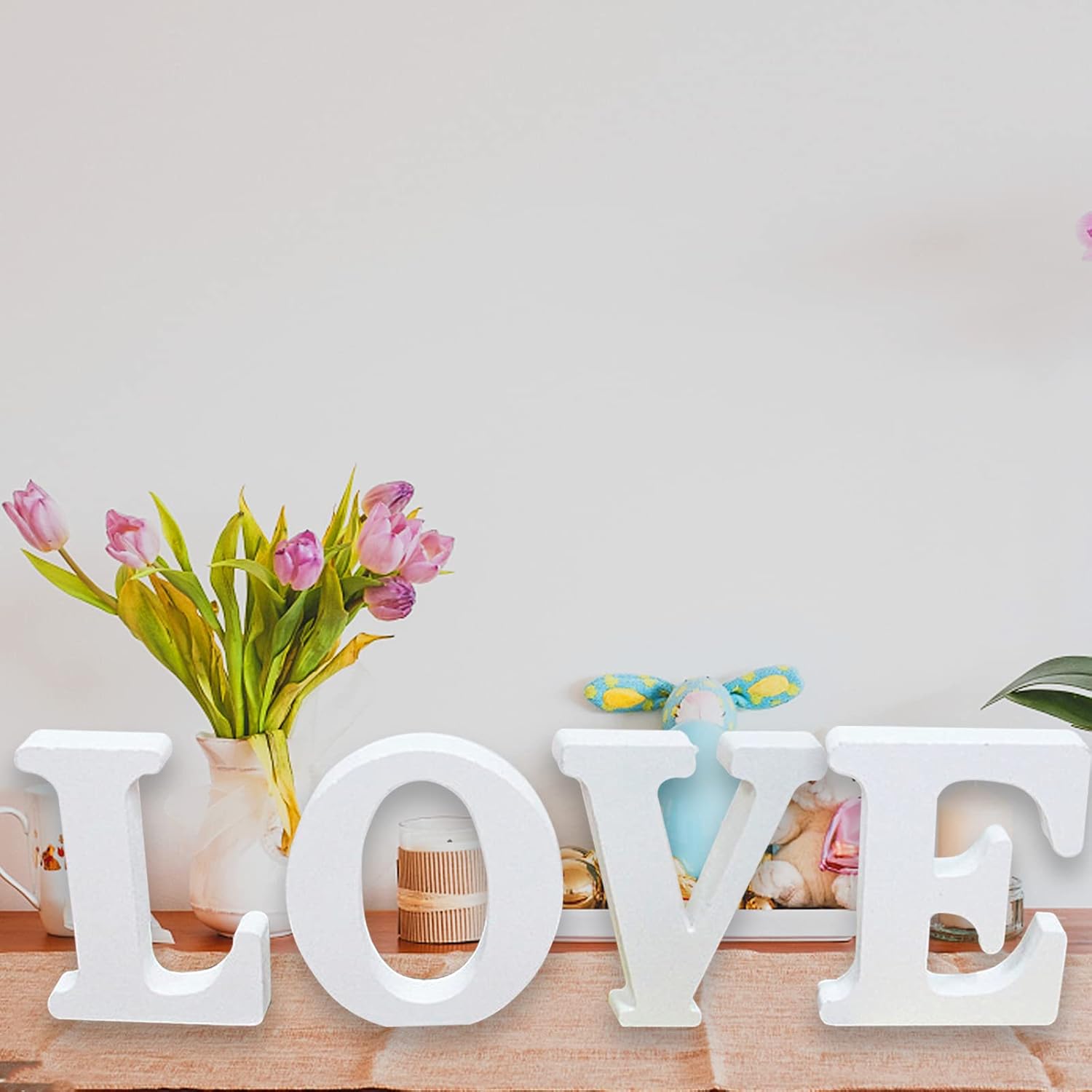 Art Craft Logo Design - DIY Slogan Logo Letter 15CM White