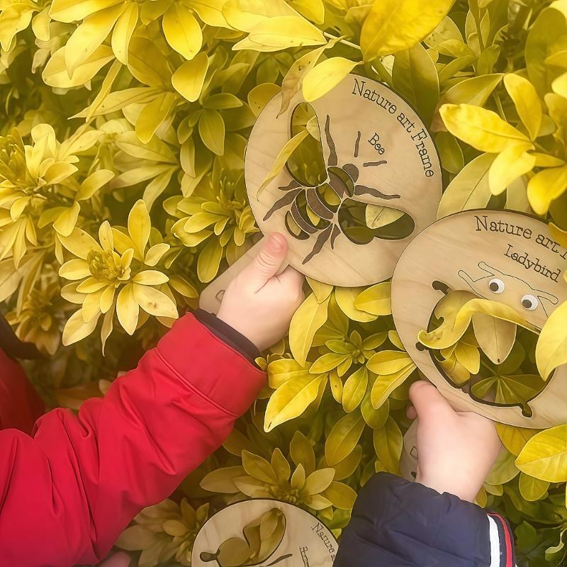 Art And Craft Science - Wooden Insect Observation Frame For Kids