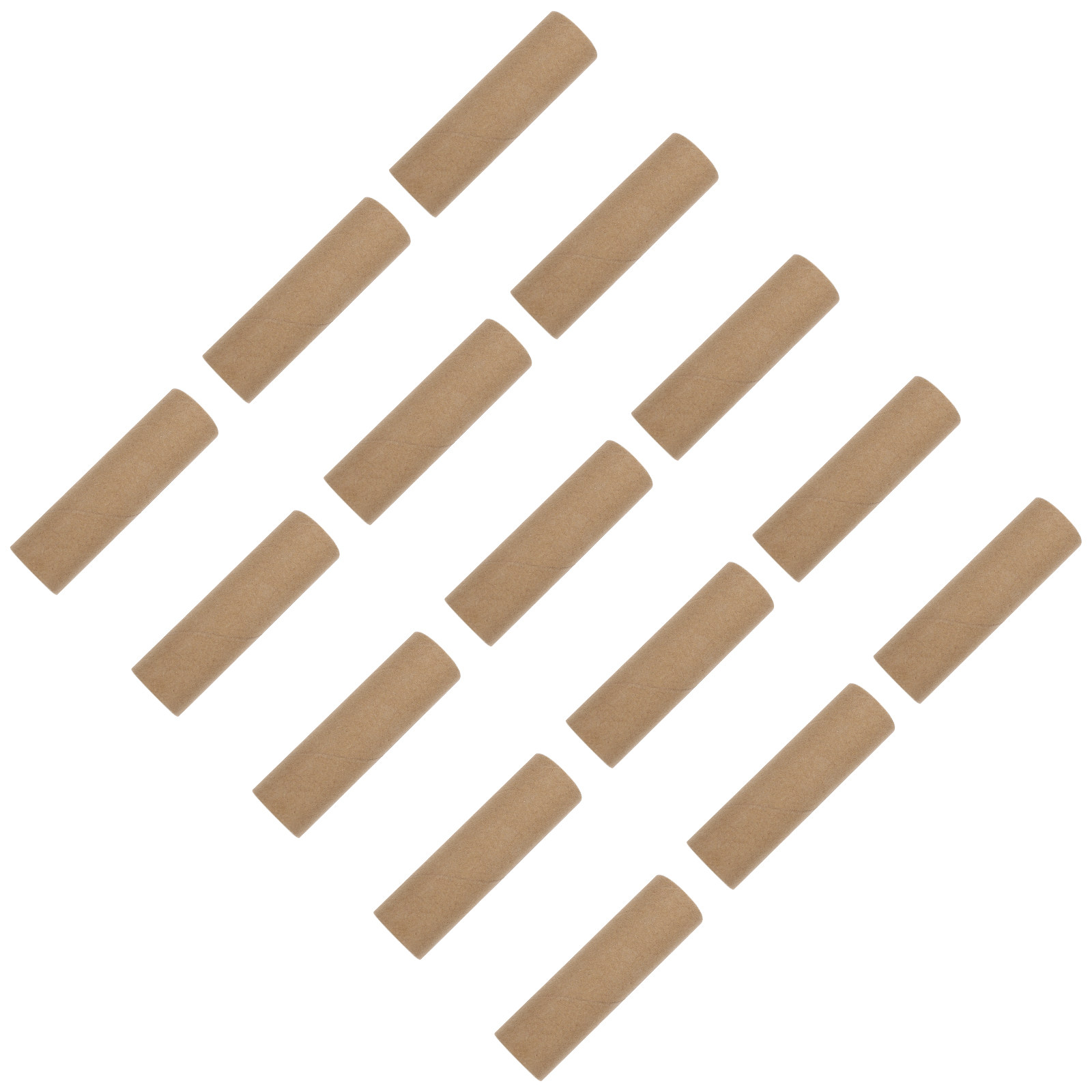 Art Craft With Cardboard - 15Pcs Kraft Paper Tubes Round Cardboard