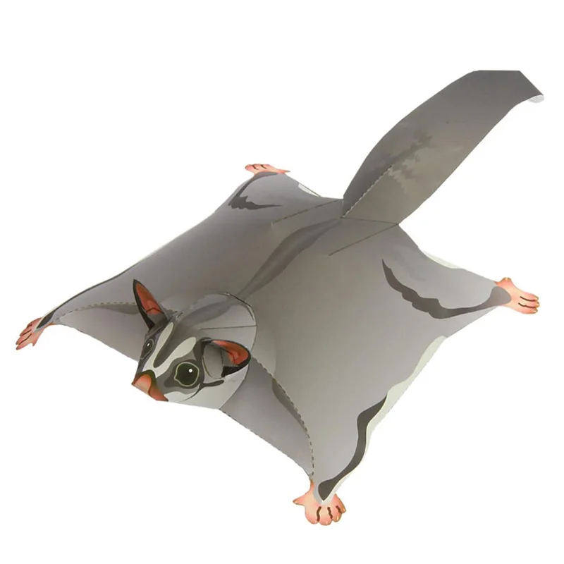 Art Craft With Cardboard - Sugar Glider Flying Mouse Handmade Origami