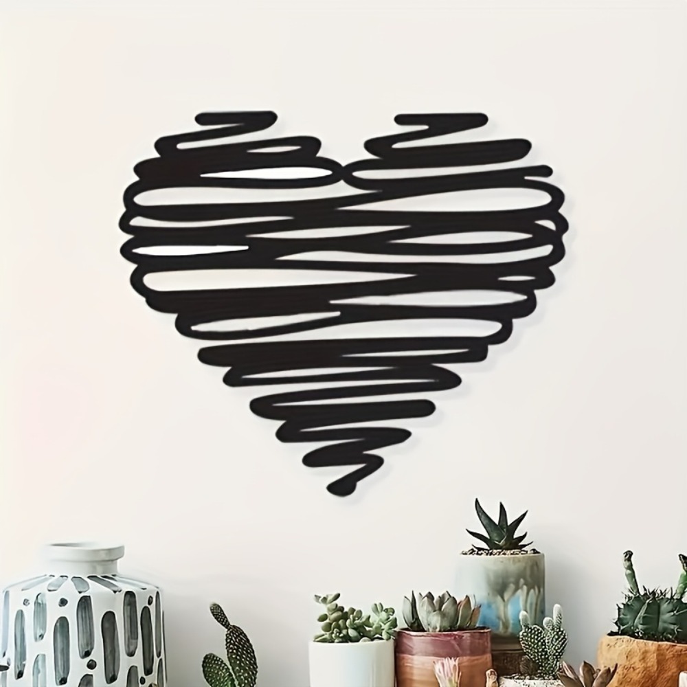 Art Craft Cafe - CIFBUY Wrought Iron Wall Art Heart