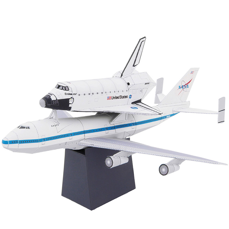 Art Craft With Cardboard - Boeing 747 Shuttle Carrier Aircraft Folding