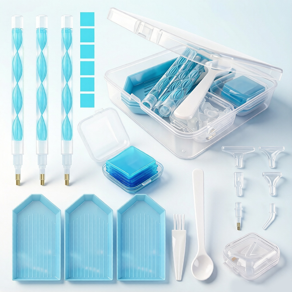 DIY Diamond Painting Tool Kit  - Box Art And Craft review and price