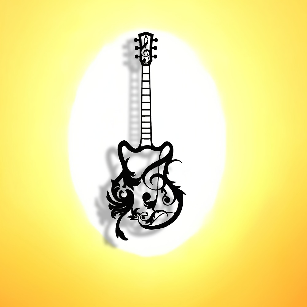 CIFbuy Forged Metal Guitar Wal - Art Craft Cafe review and price