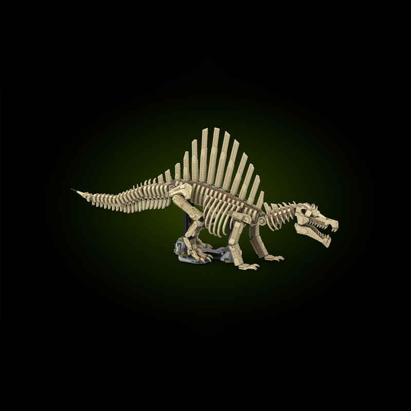 2246pcs MOC Dinosaurs Spinosau - Art Craft Dinosaurs review and price