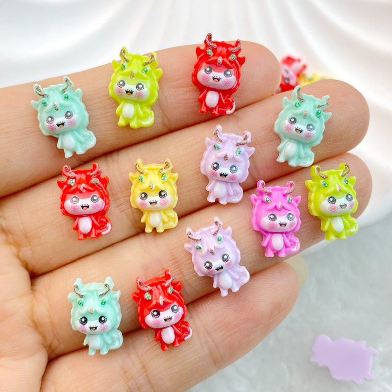 50Pcs New Mixed Nail Art Resin - Art Craft Dinosaurs review and price