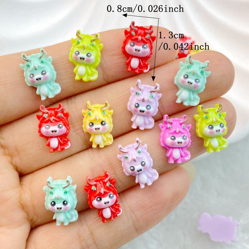 50Pcs New Mixed Nail Art Resin - Art Craft Dinosaurs review and price