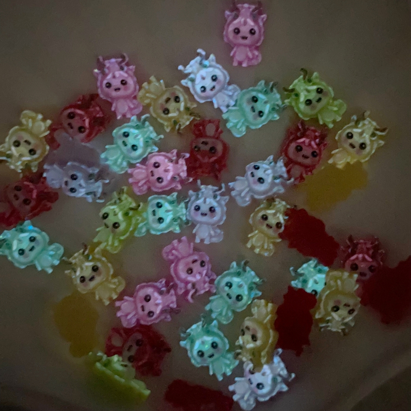 50Pcs New Mixed Nail Art Resin - Art Craft Dinosaurs review and price
