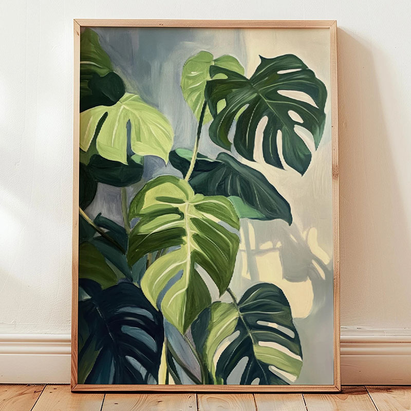 1pc Modern Houseplants Leaves  - Art Craft House review and price
