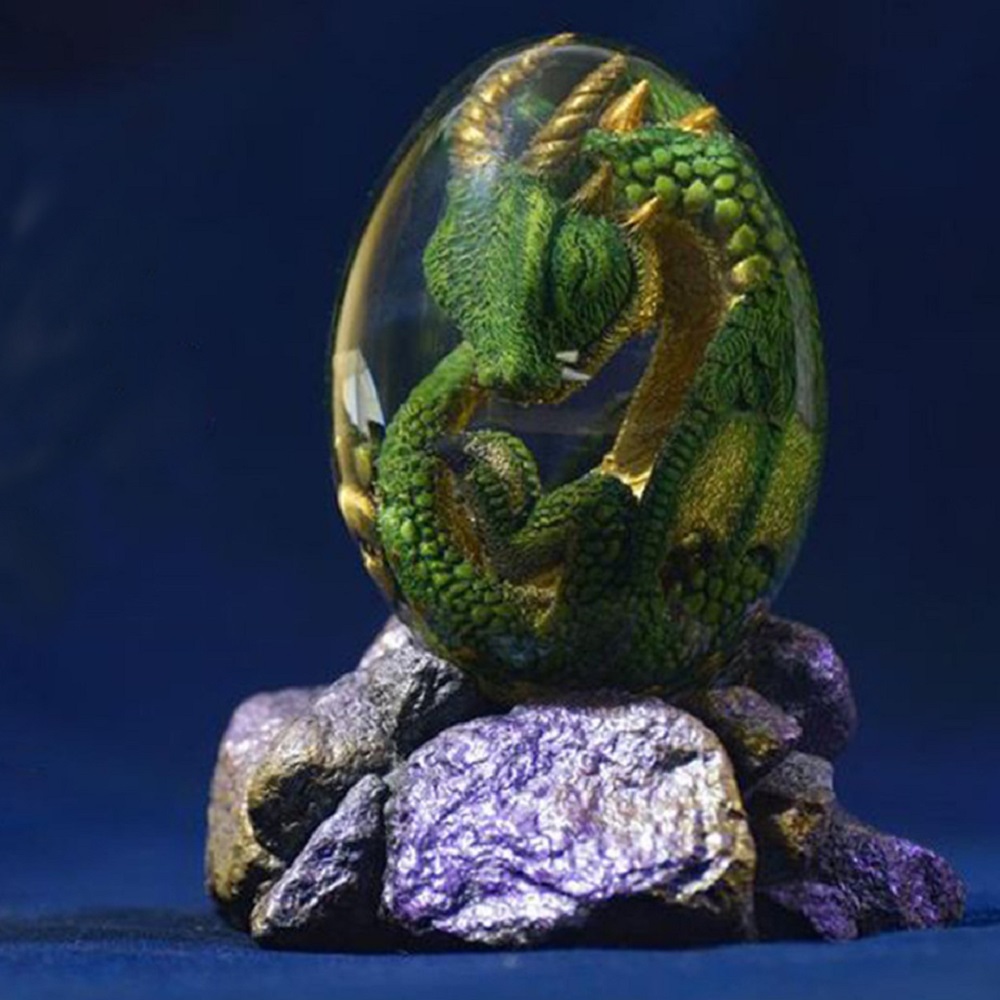 Lava Dragon Egg Statue With St - Art Craft Dinosaurs review and price
