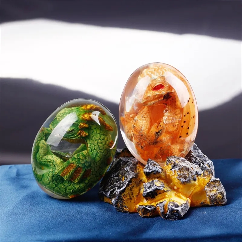 Lava Dragon Egg Statue With St - Art Craft Dinosaurs review and price