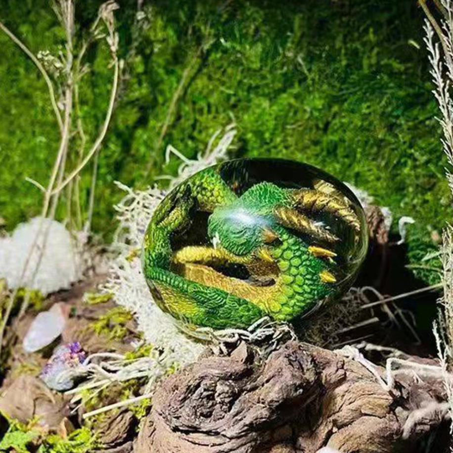 Lava Dragon Egg Statue With St - Art Craft Dinosaurs review and price