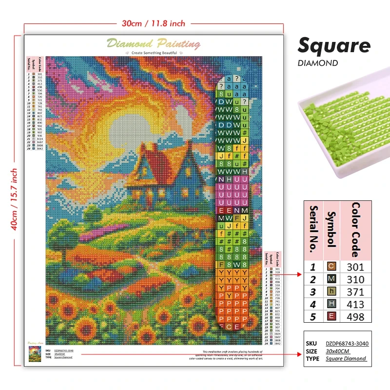 Frameless Diamond Painting Kit - Art Craft Cafe review and price