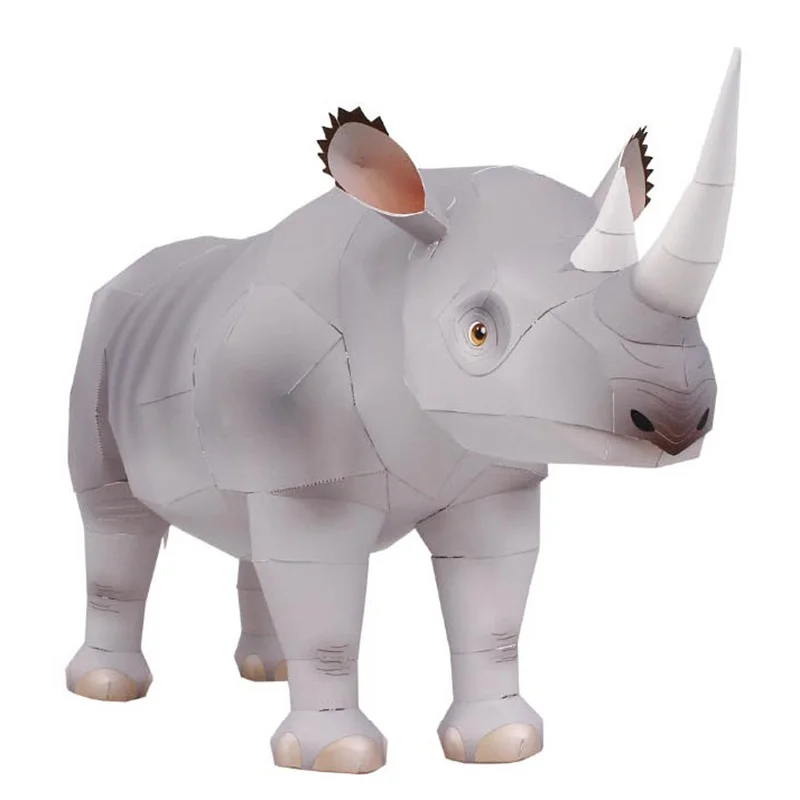 Rhinoceros Hook-lipped Handmad - Art Craft With Cardboard review and price