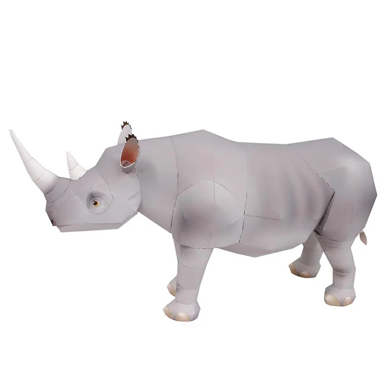 Rhinoceros Hook-lipped Handmad - Art Craft With Cardboard review and price