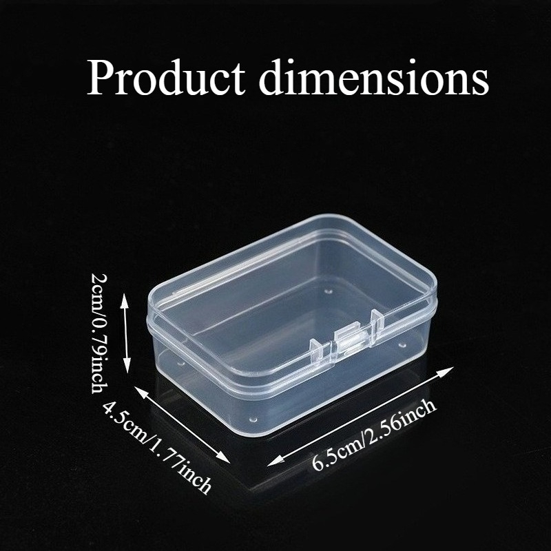 A Set of 10 Small Transparent  - Box Art And Craft review and price