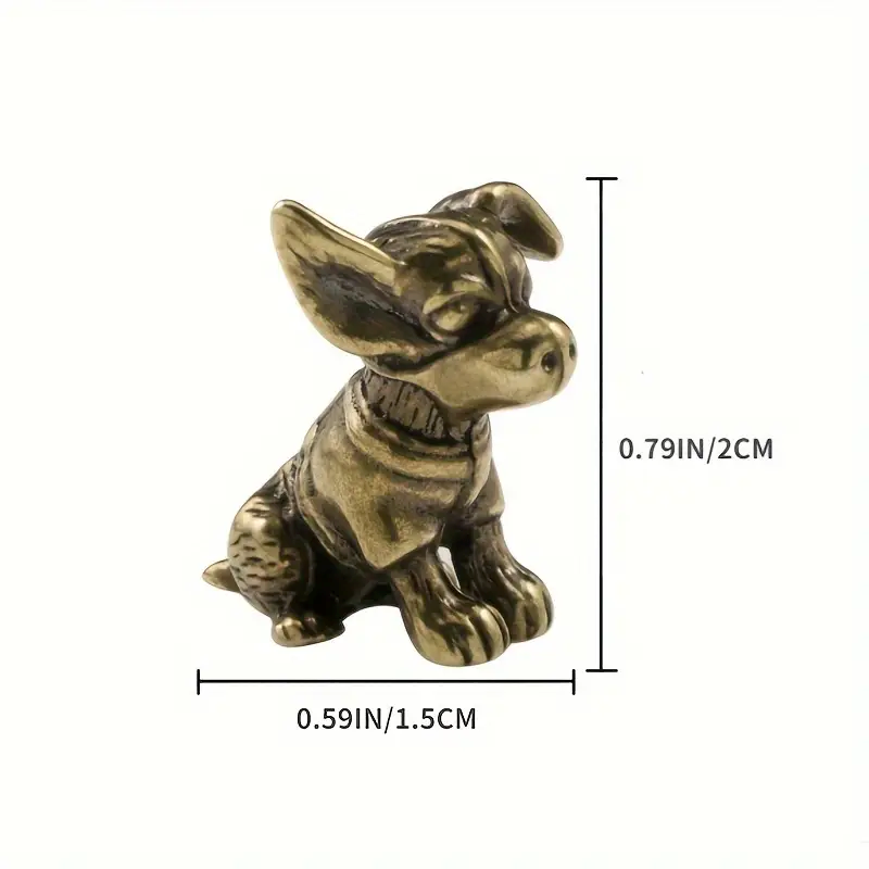 Small Dog Ornament Brass Statu - Art Craft Cafe review and price