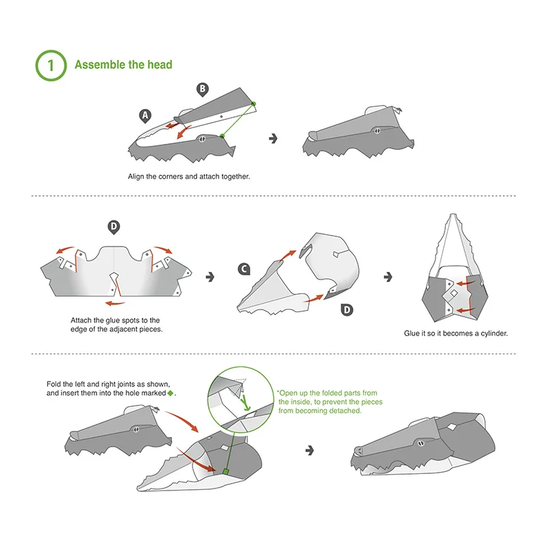 Crocodile Folding Origami Art  - Art Craft With Cardboard review and price