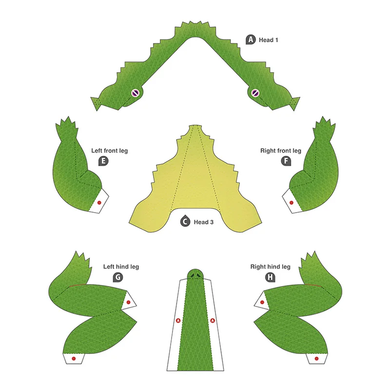 Crocodile Folding Origami Art  - Art Craft With Cardboard review and price