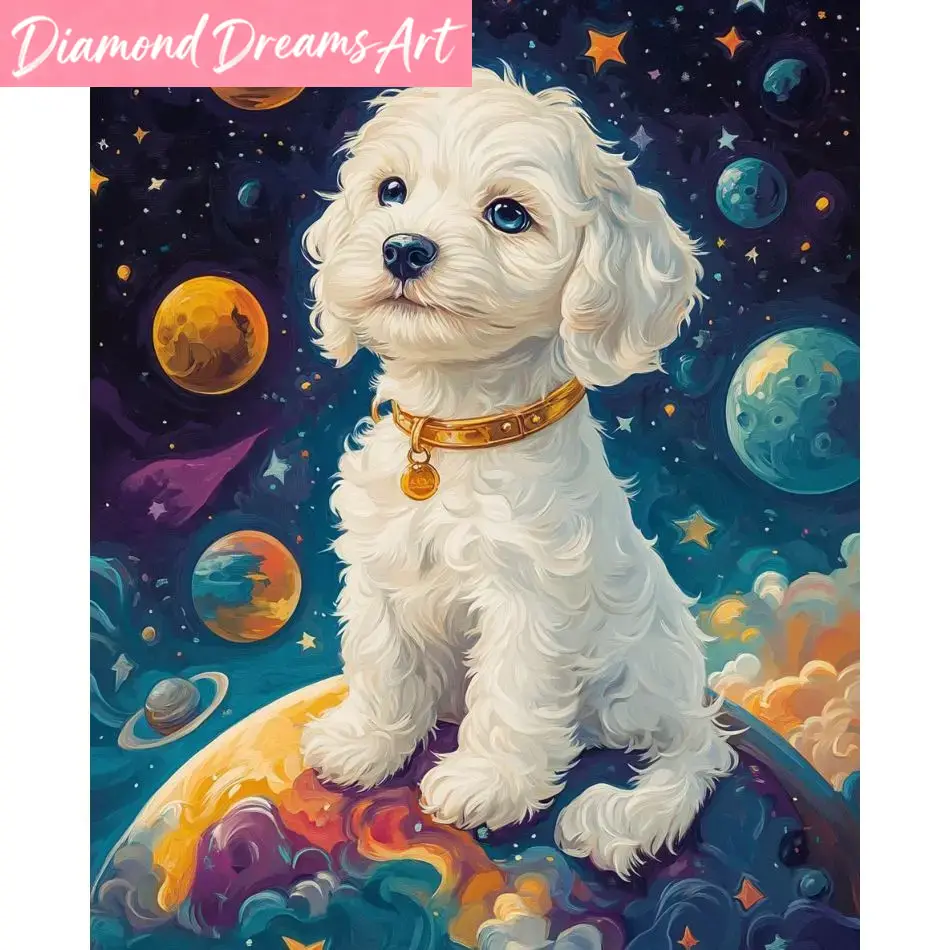 Frameless, Dog 5d Diamond Pain - Art Craft Ideas For Adults review and price