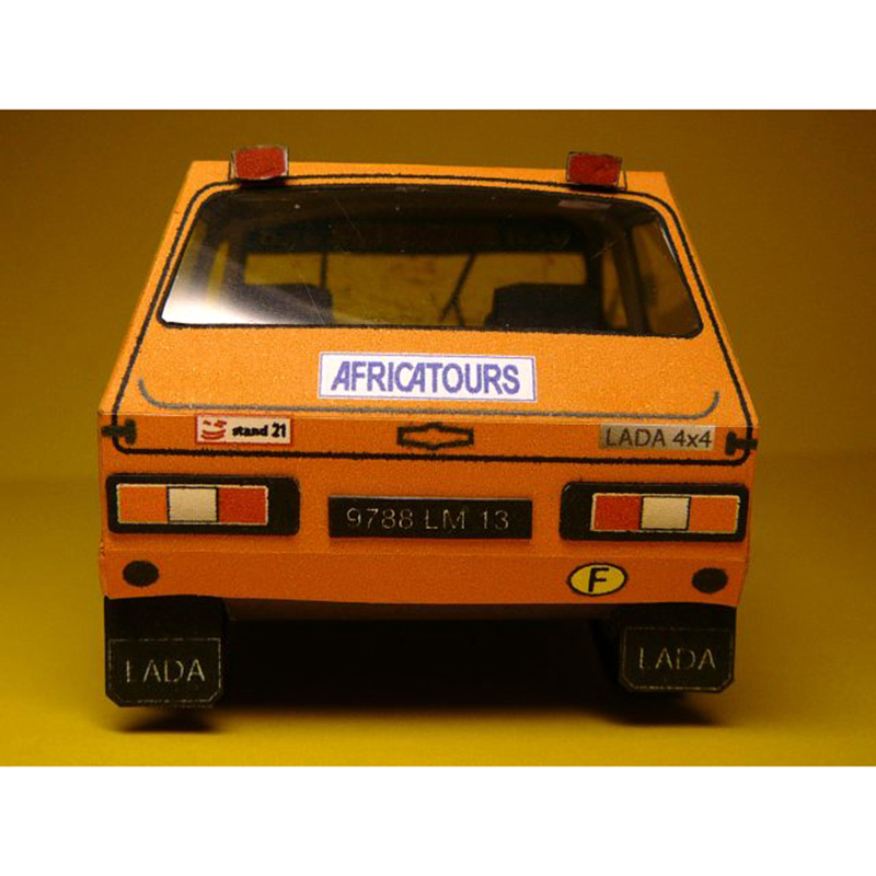 LADA NIVA 1985 1:32 Dakar Rall - Art Craft With Cardboard review and price