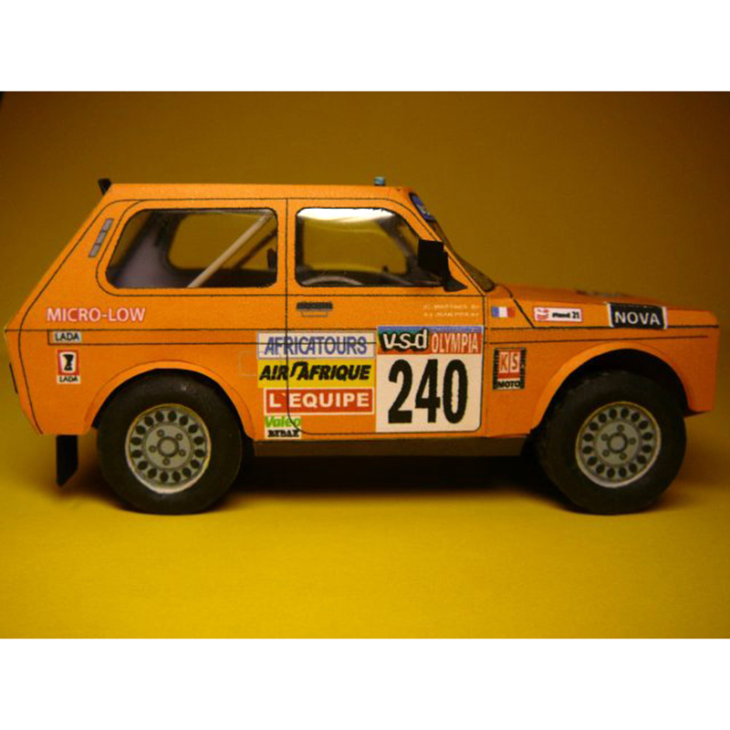 LADA NIVA 1985 1:32 Dakar Rall - Art Craft With Cardboard review and price