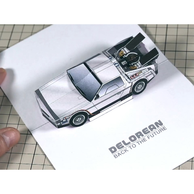 Back To The Future POP-UP Card - Art Craft With Cardboard review and price