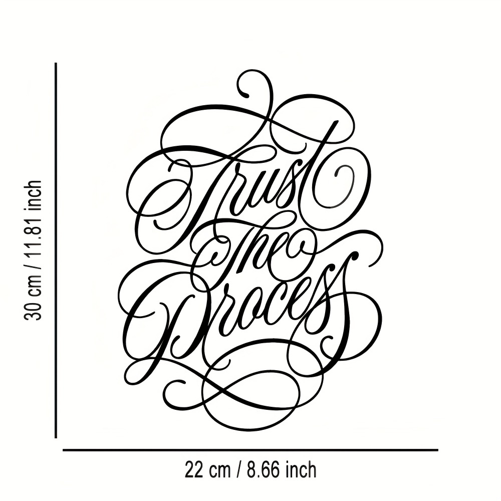 1pc Calligraphy Motto Phrase M - Art Craft Cafe review and price
