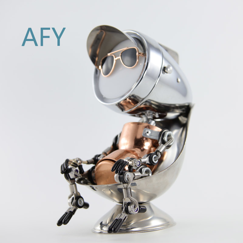 Metal Punk Robot Atmosphere La - Art Craft Robot review and price