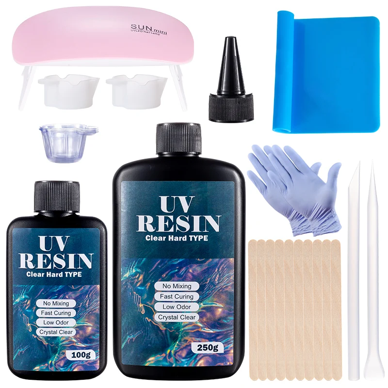 Hard UV Resin Glue Kit Fast Cu - Art Craft Glue review and price