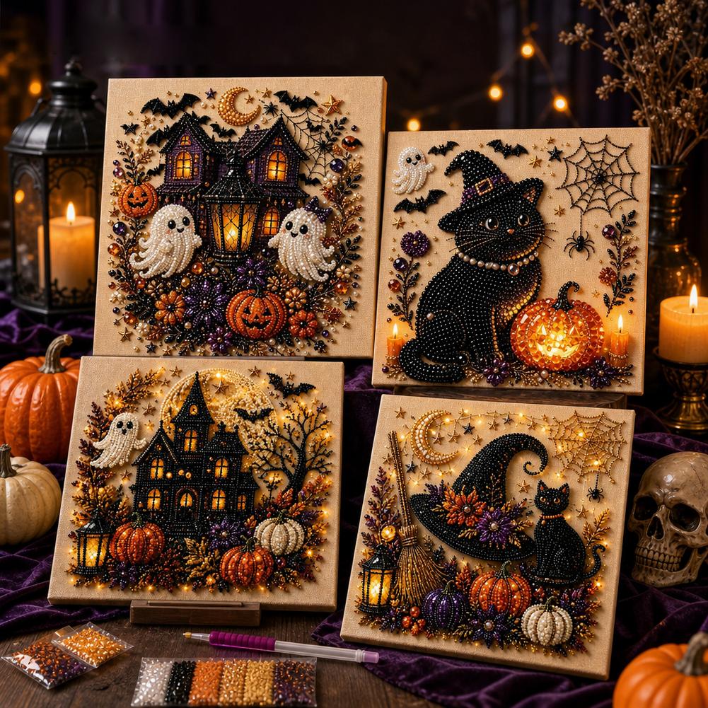 Halloween Ghost & Pumpkin 3D P - Art Craft Halloween review and price