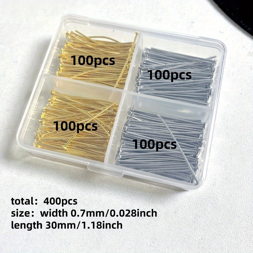 400pcs Mixed Iron Head Pins 30 - Box Art And Craft review and price