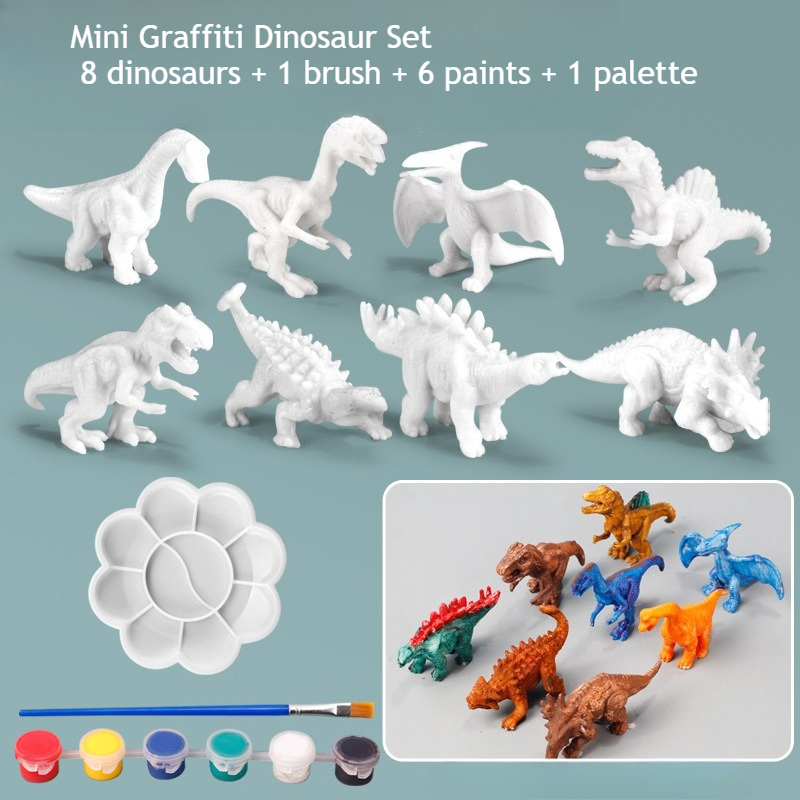 Paint Your Own Dinosaur Kit 8  - Art Craft Dinosaurs review and price