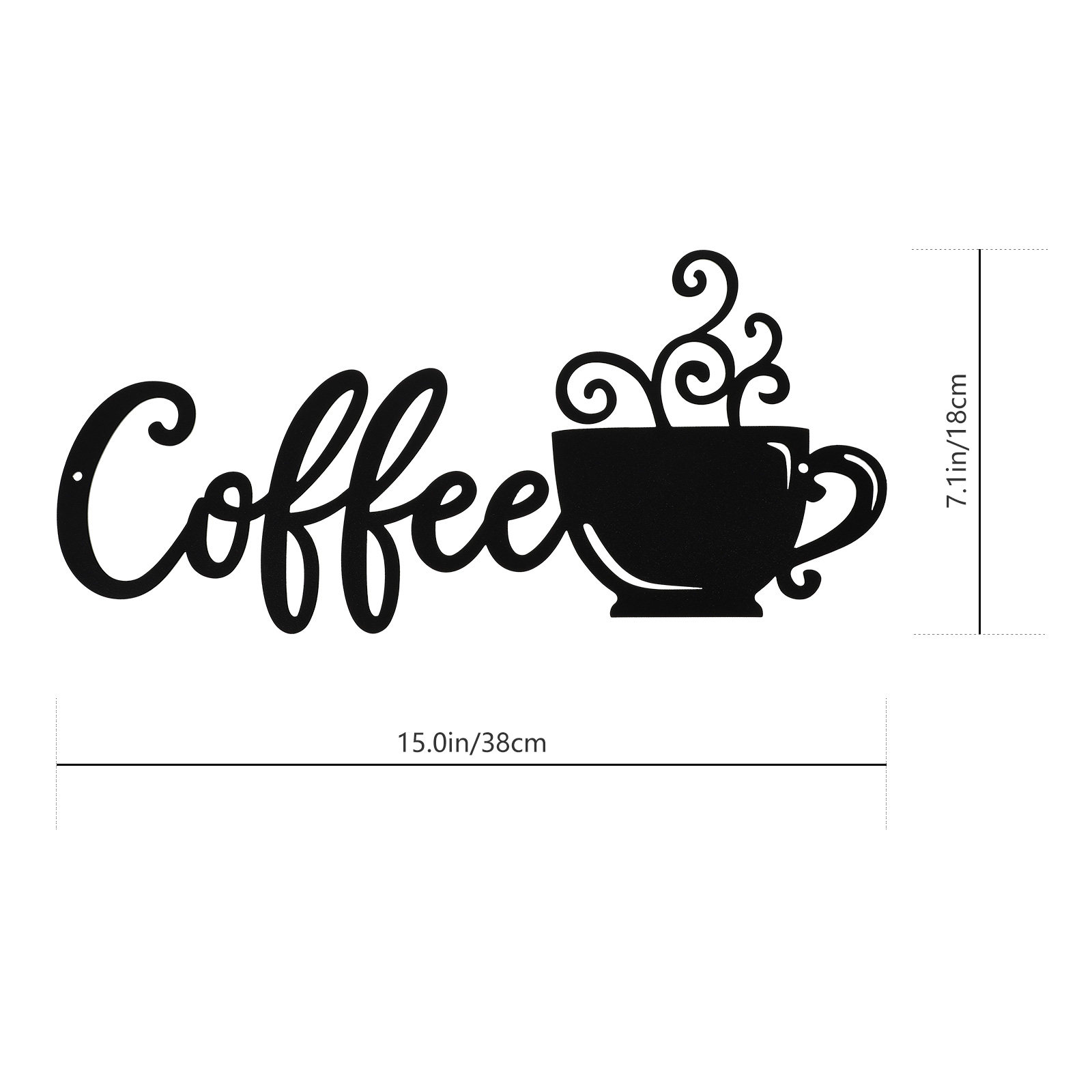 1Set Coffee Cup Pattern Wall P - Art Craft Cafe review and price