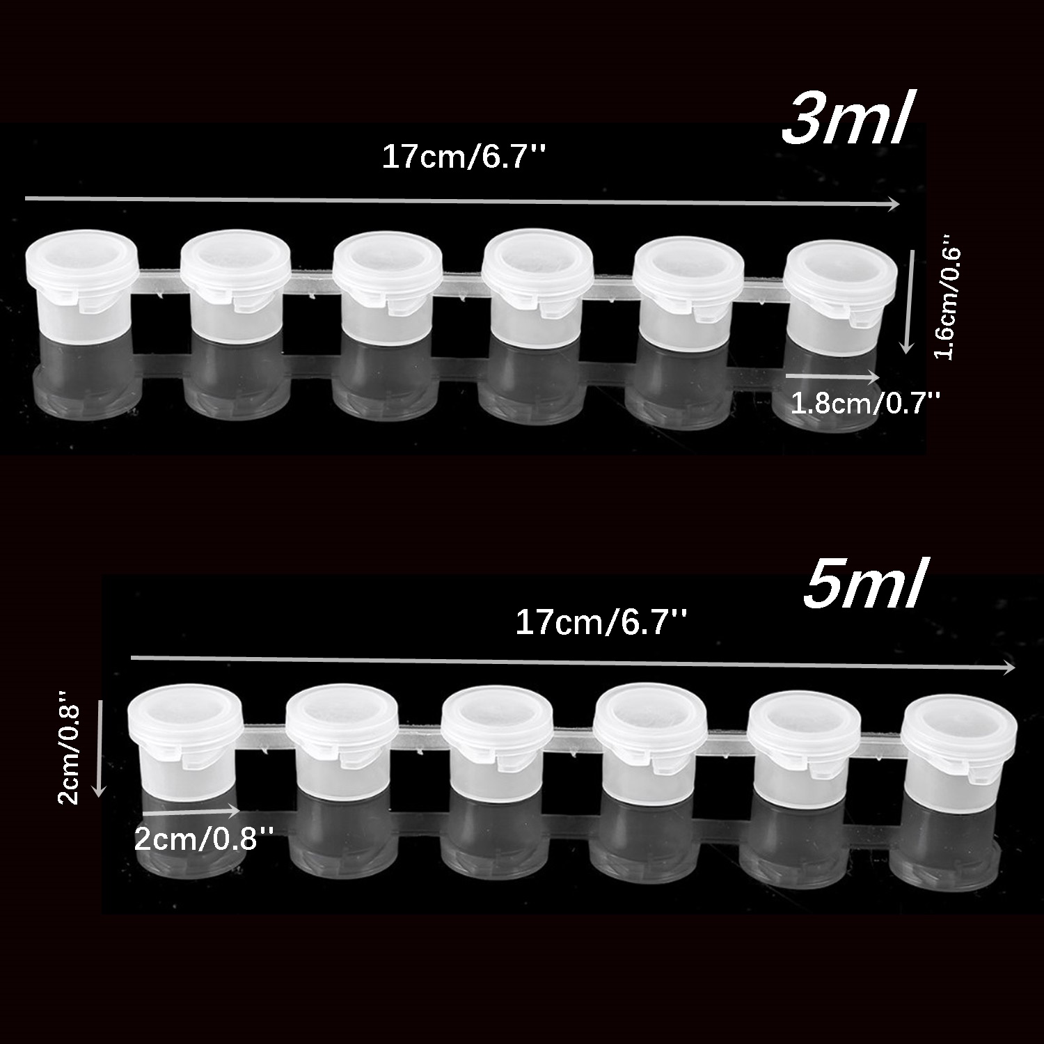10strips 60pots Empty Paint St - Box Art And Craft review and price