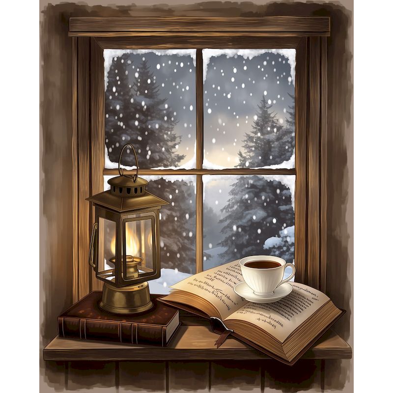 GATYZTORY Winter Painting By N - Art Craft Ideas For Adults review and price