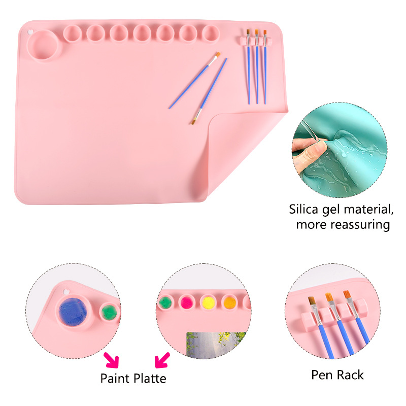 60X40cm Silicone Painting Mat  - Art Craft Clay review and price