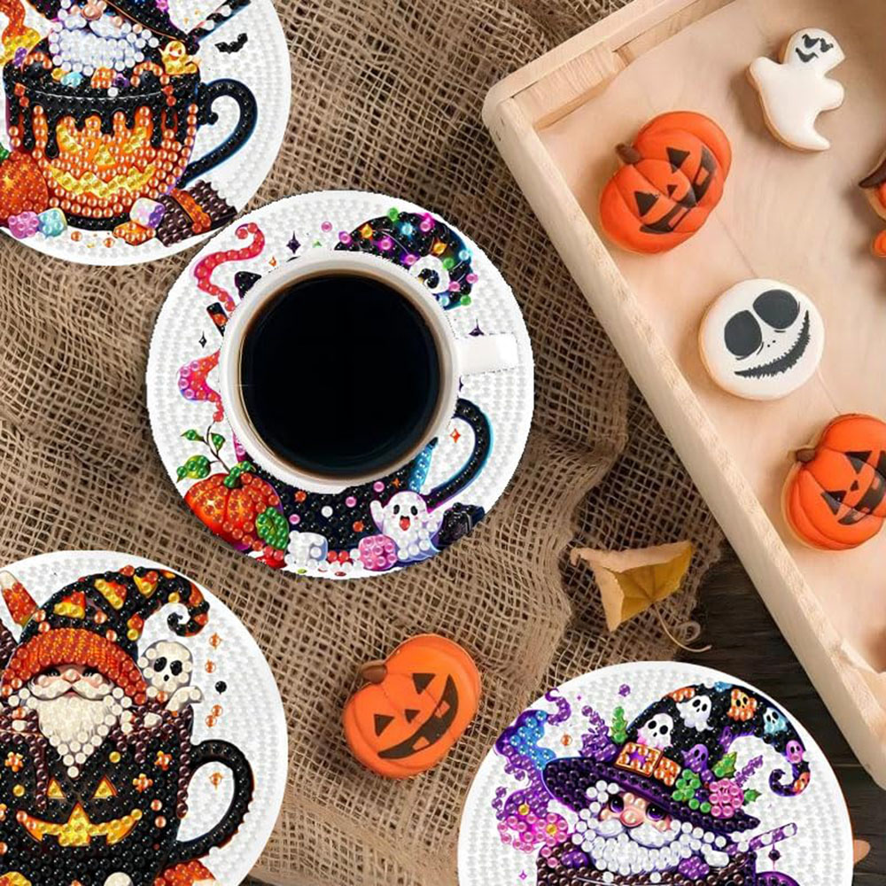 8PCS 5D Halloween Gnome Diamon - Art Craft Halloween review and price