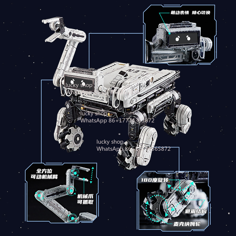 Smart Robot Dog Moss 3D Metal  - Art Craft Robot review and price