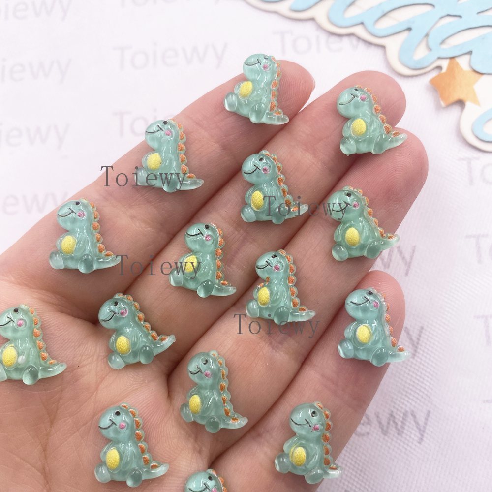 50pcs Mixed Resin Colorful Gli - Art Craft Dinosaurs review and price