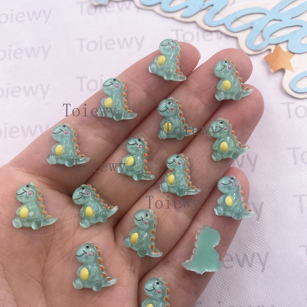 50pcs Mixed Resin Colorful Gli - Art Craft Dinosaurs review and price