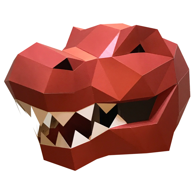 Tyrannosaurus Rex Animal Mask  - Art Craft With Cardboard review and price