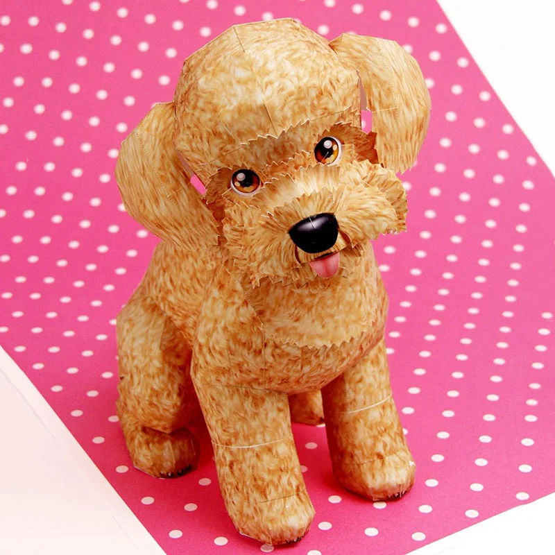 Toy Poodle Dog Folding Origami - Art Craft With Cardboard review and price